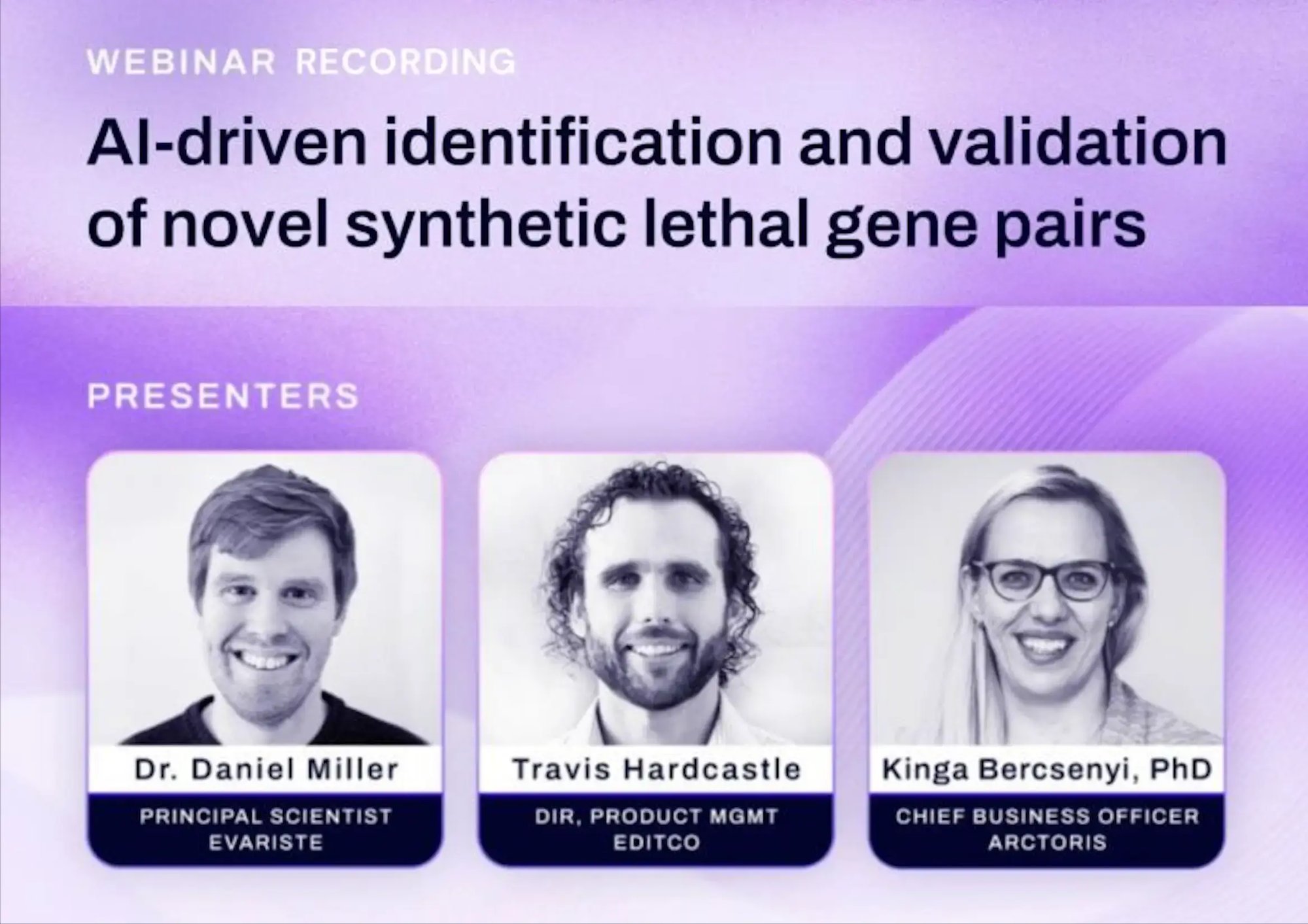 CRISPR AI webinar